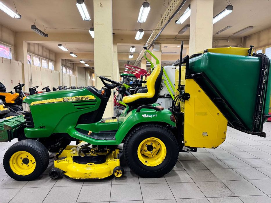 Traktorek Kosiarka Traktor John Deere X748 4x4 diesel YANMAR/WOM/KOSZ