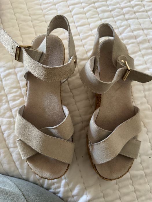 Sandalias de pele Prof