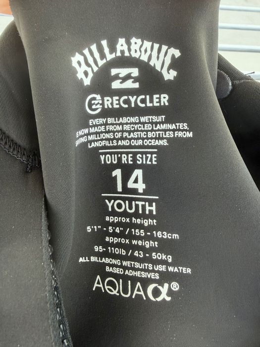 Fato surf Billabong 14 anos