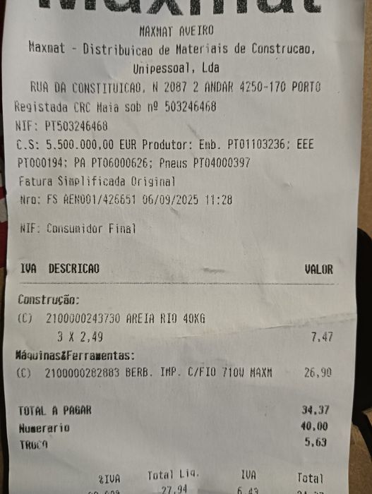 Berbequim elétrico com garantia