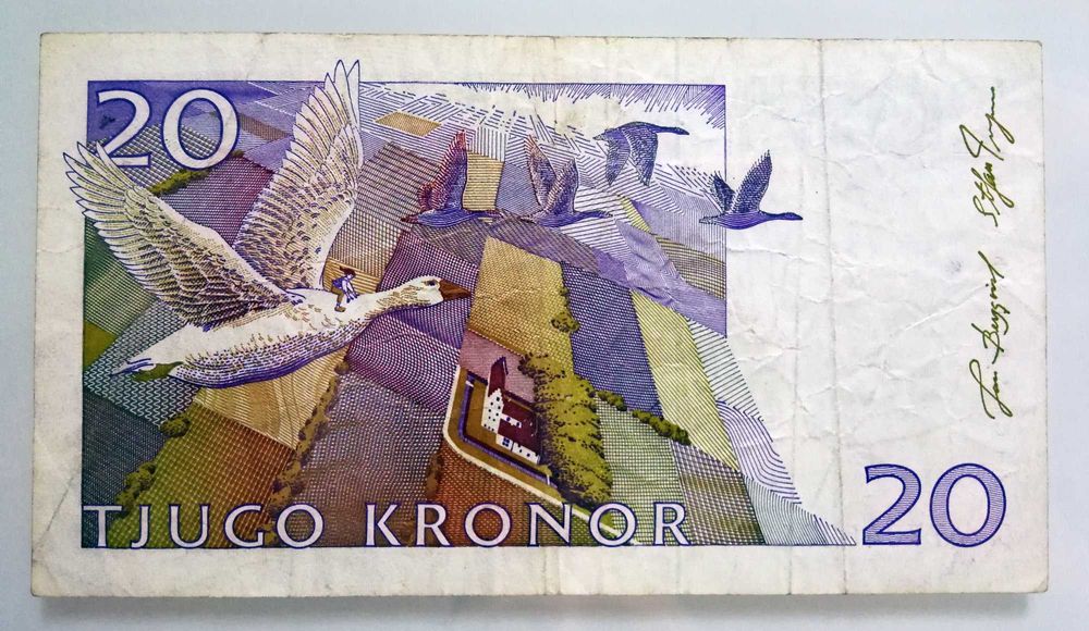 Banknot 20 Koron – Szwecja, 2006