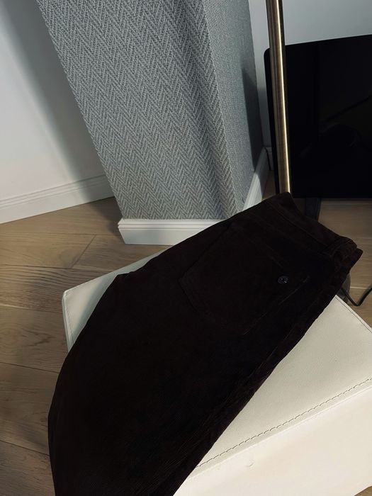 Loro Piana Оригінал шоколадні вельветові брюки