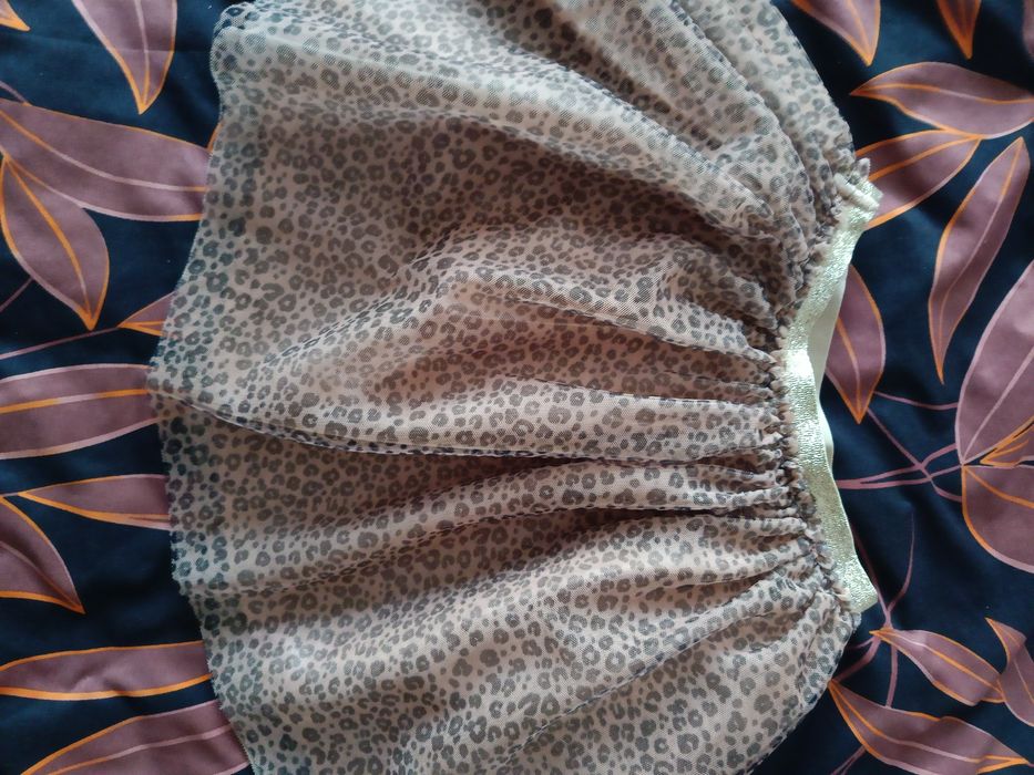 Spódniczka w panterkę dla dziewczynki z h&m 122 128