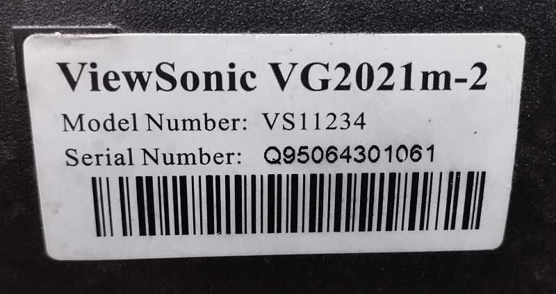 Monitor 21,5" ViewSonic VG 2021m-2