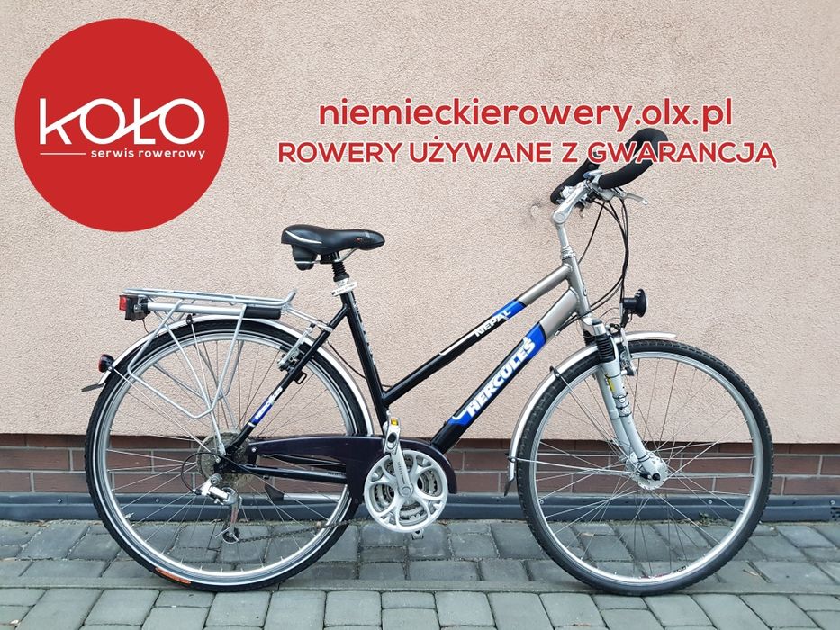 Rower damski trekkingowy HERCULES koła 28 SHIMANO NEXUS aluminium