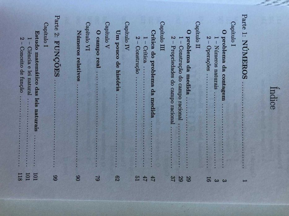 Livro "Conceitos Fundamentais da Matemática" – Bento de Jesus Caraça (Gradiva)