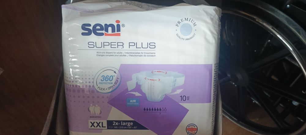 Pampersy dla doroslych XXL