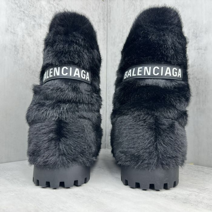 Balenciaga Alaska Fur Boots Ski Black/size 45-46/Люкс якість!