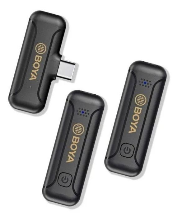 BOYA mikrofon iPhone Zestaw mikrofonów bezprzewodowych iPad iOS