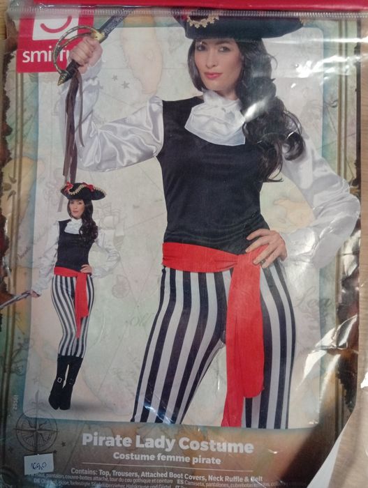Strój piratka rozmiar S