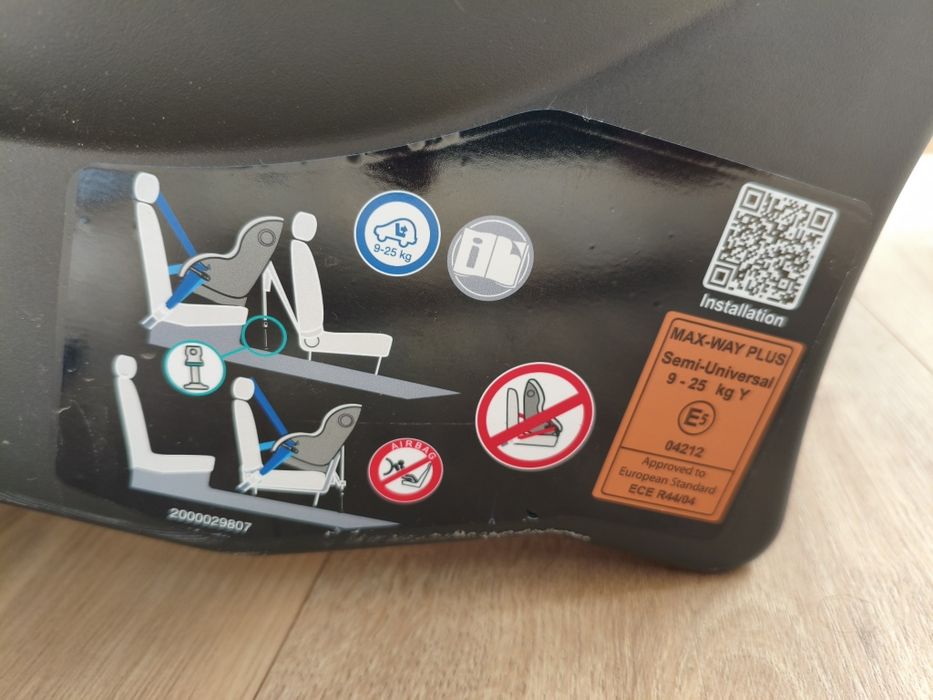 Britax Römer Max-Way Plus RWF 9–25 kg