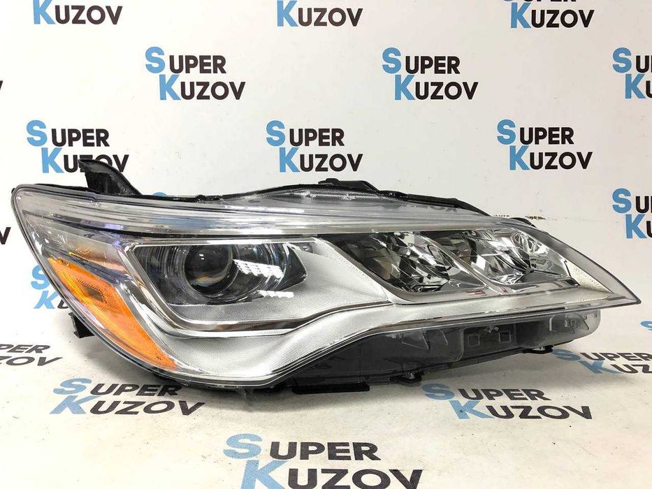 Фара правая Toyota Camry 55 Chrome 2015 2016 2017 FULL LED Америка