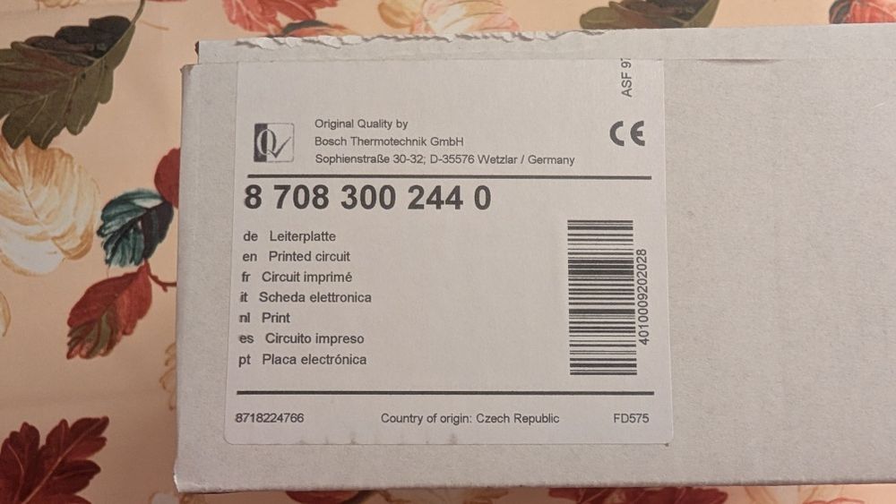 Vulcano Lifestar ZW/ZS24 Boiler Electronic Control Board64409450682113123