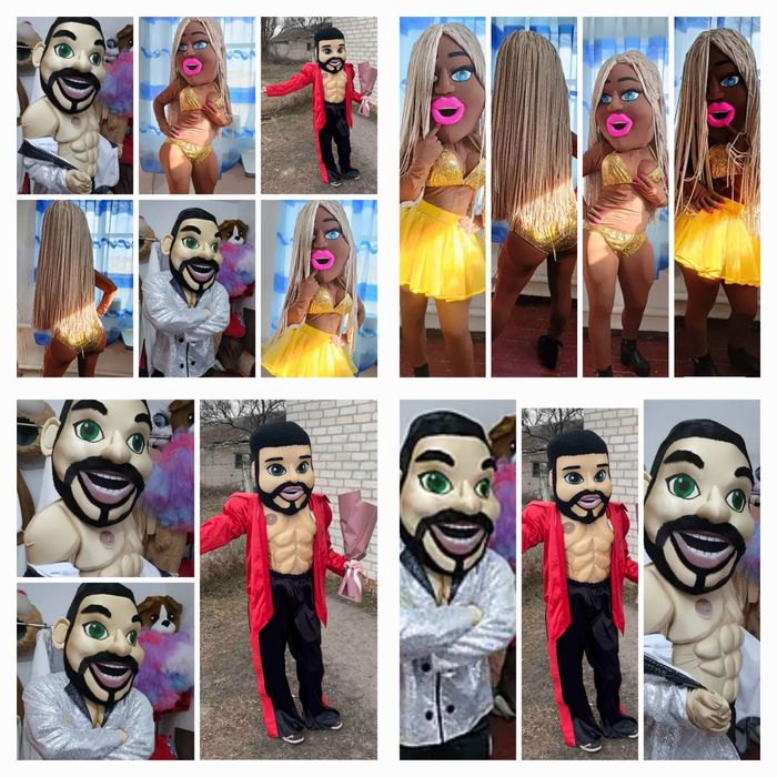 Вітання, лялька стриптизер,стриптизерша,білий ведмідь,лабубу,панда,зай