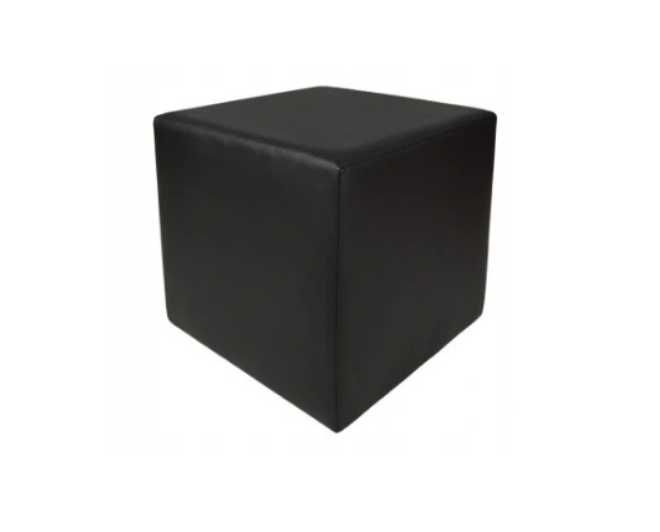 Pufa kostka podnóżek EKO SKÓRA 35x35 2 szt