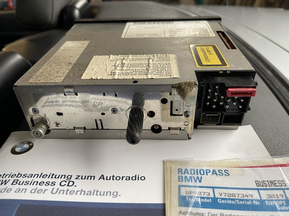 Bmw e36 radio Business CD oryginał płyty książeczka kod