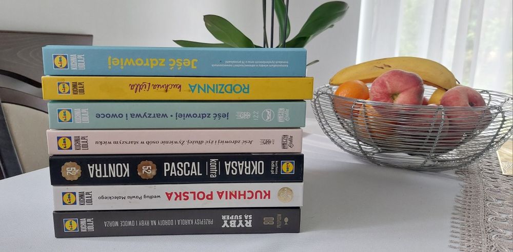 Książki kucharskie z Lidla