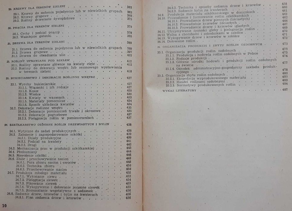 Książka "Rośliny ozdobne" praca zbiorowa