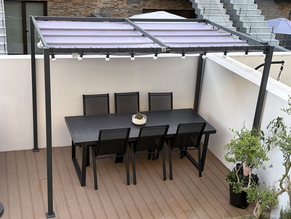 Pérgola de aço 2X3M