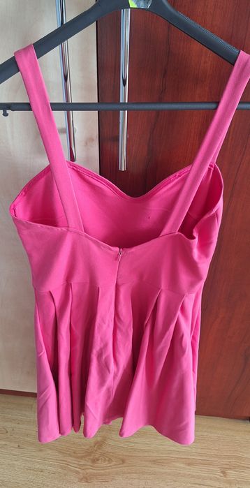 Sukienka fuksja Mohito M z paskiem - komunia,święta,wesele itp.