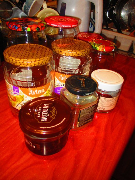 Za darmo 10 szklanych słoików na weki