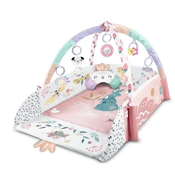 Розвивальний інтерактивник килимок для немовлят 100х110 см пташенята