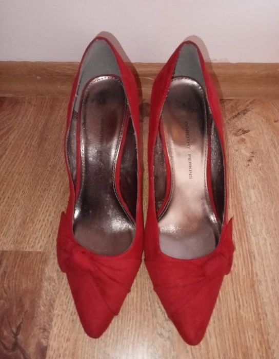 NOWE szpilki damskie DOROTHY PERKINS czerwone.