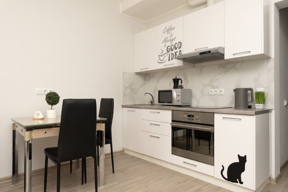 Дизайн-проект "ПАРИЖ У ВІКНІ". ЖК Британський Квартал. Подобова оренда