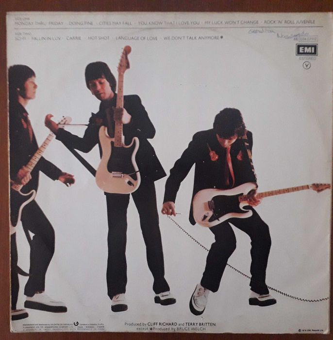 Cliff Richard disco de vinil "Rock 'n' Roll Juvenile"