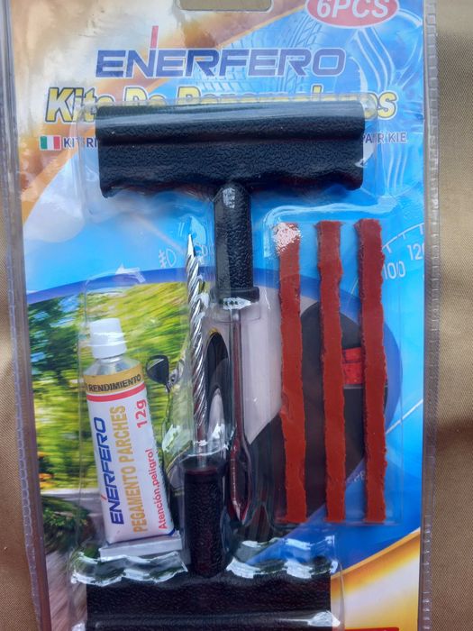 Kit de Reparação de Pneus - Carro, Mota e Elétricos Novo