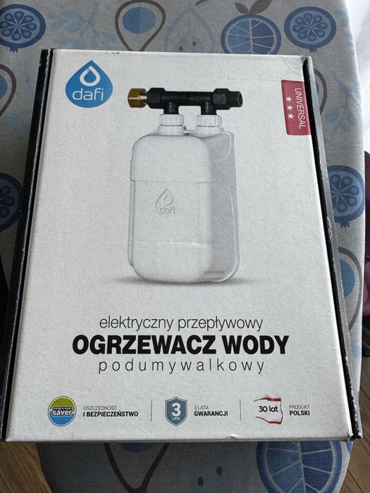 Przeplywowy podgrzewacz defi 3,7 kw