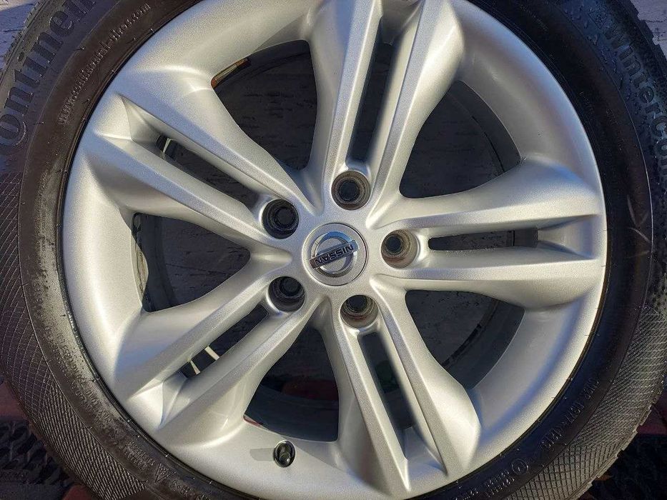 Оригінальні диски R17 Nissan Qashqai Teana + зимова гума Continental