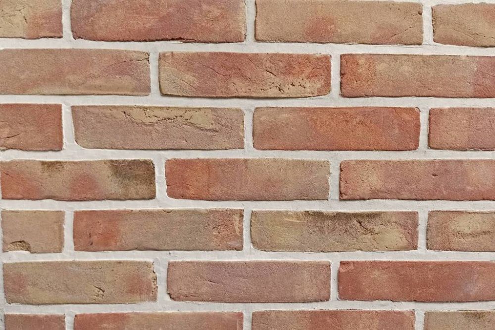 Cegła elewacyjna ozdobna ręcznie formowana pełna palona BRUGIA