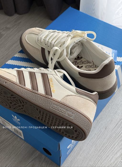 Оригинал Adidas Handball Spezial Brown Cream White Gum