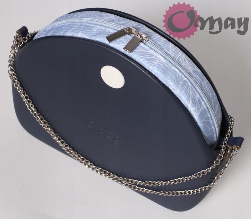 organizer do OBAG MOON LIGHT kwiaty błękit wkład 2 kieszenie OMAY