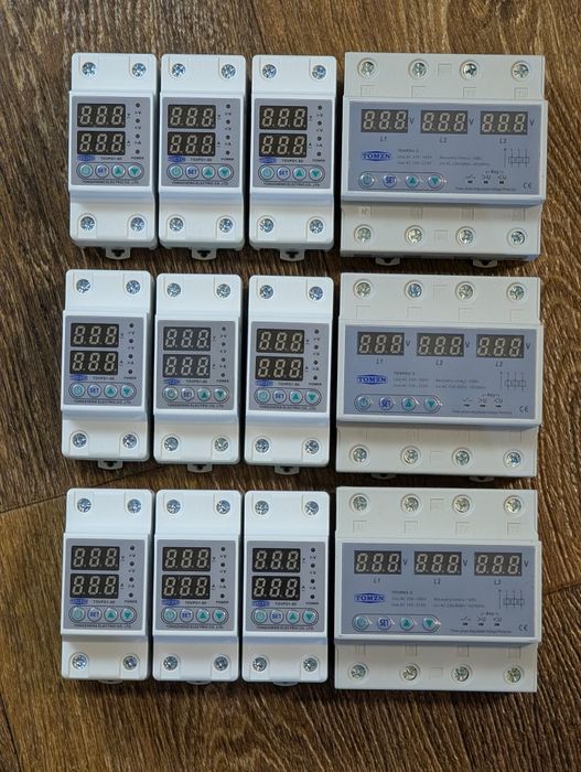 АВР автомат Tomzn ввод резерва реле напряжения перемикач