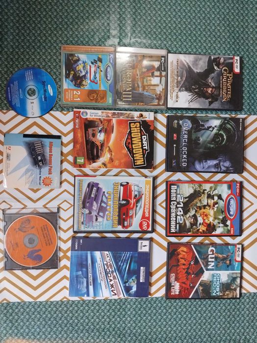 dvd и cd диски с играми для ПК
