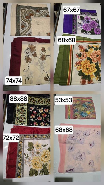 Хустки жіночі різні