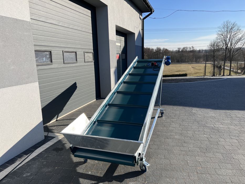 podajnik taśmowy, Przenośnik taśmowy 4m, podajnik, taśmociąg