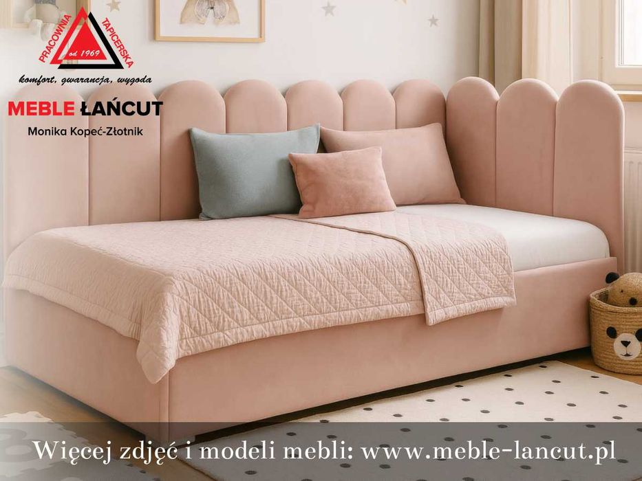 Łóżko dziecięce ZOE od 1650 zł | schowek, gazowe podnośniki, materac