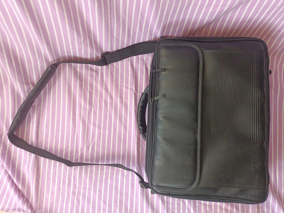 Вінтажна сумка-портфель з високоякісної шкіри Hewlett Packard HP