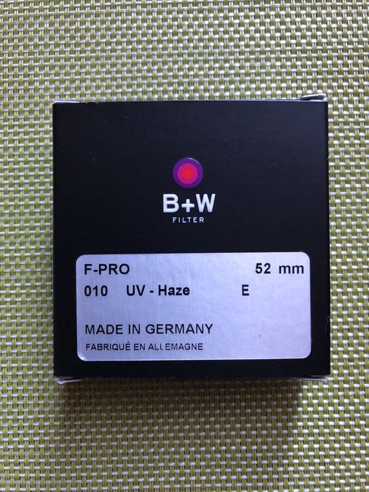 Filtro UV 52mm (novo)