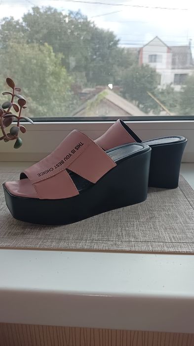 Сабо кожаные, р.36