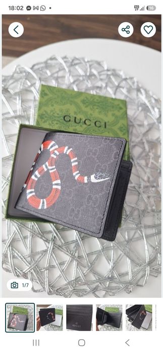 Portfel nowy Gucci