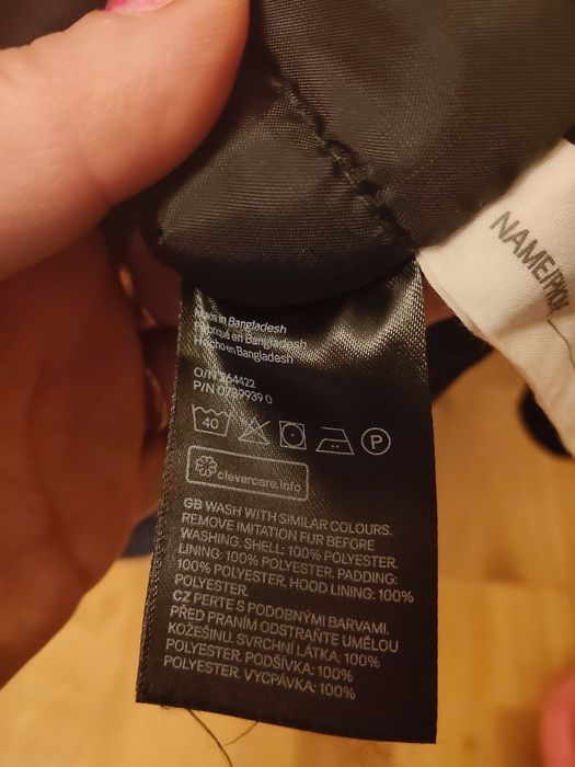 Kurtka młodzieżowa zimowa męska H&M