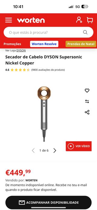 Secador dyson supersonic