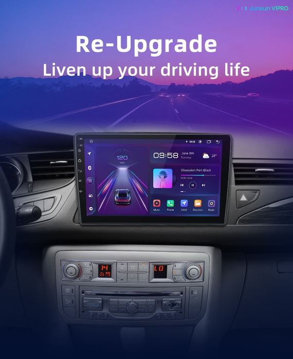 Sistema multimédia para qualquer carro