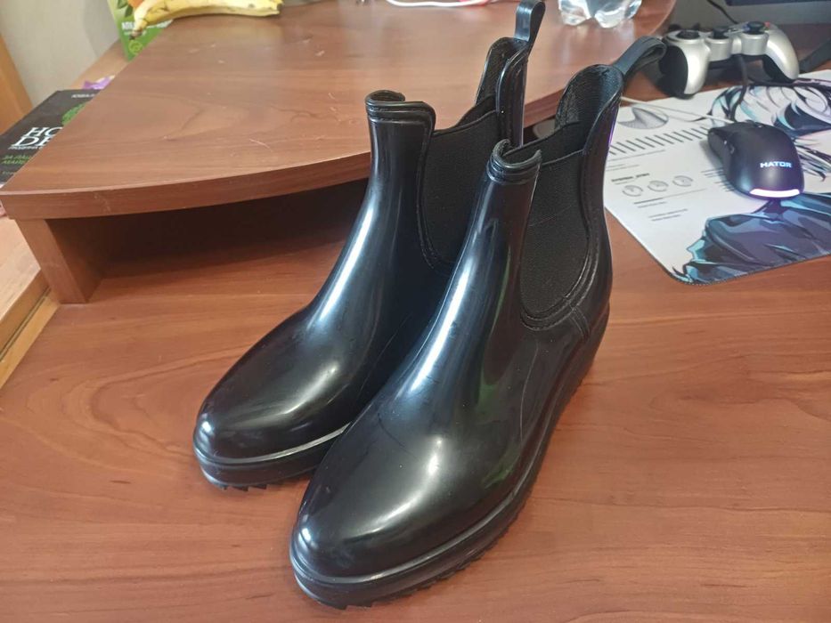 Жіночі гумові чобітки 39р, 25,5см