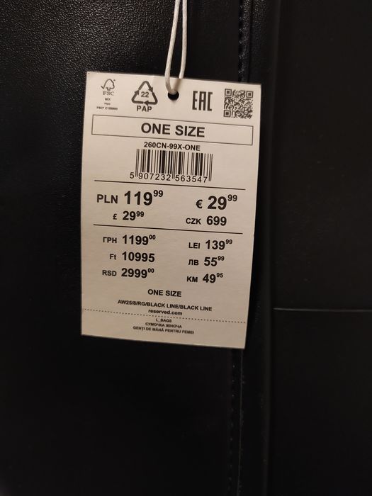Torebka shopper - przecena z 119 zł