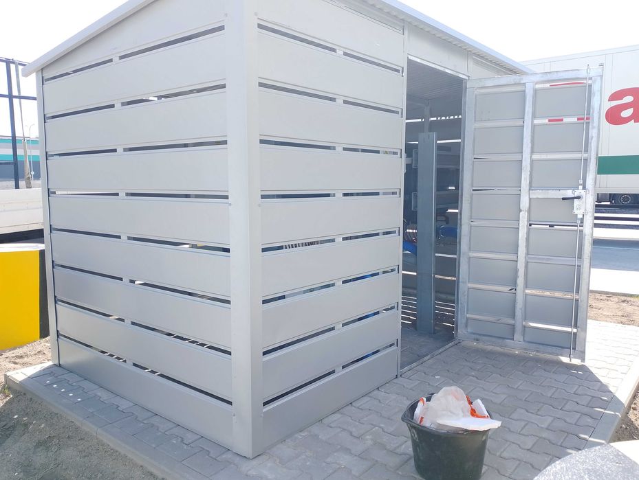 Wiata śmietnikowa panelowa KAŻDY WYMIAR